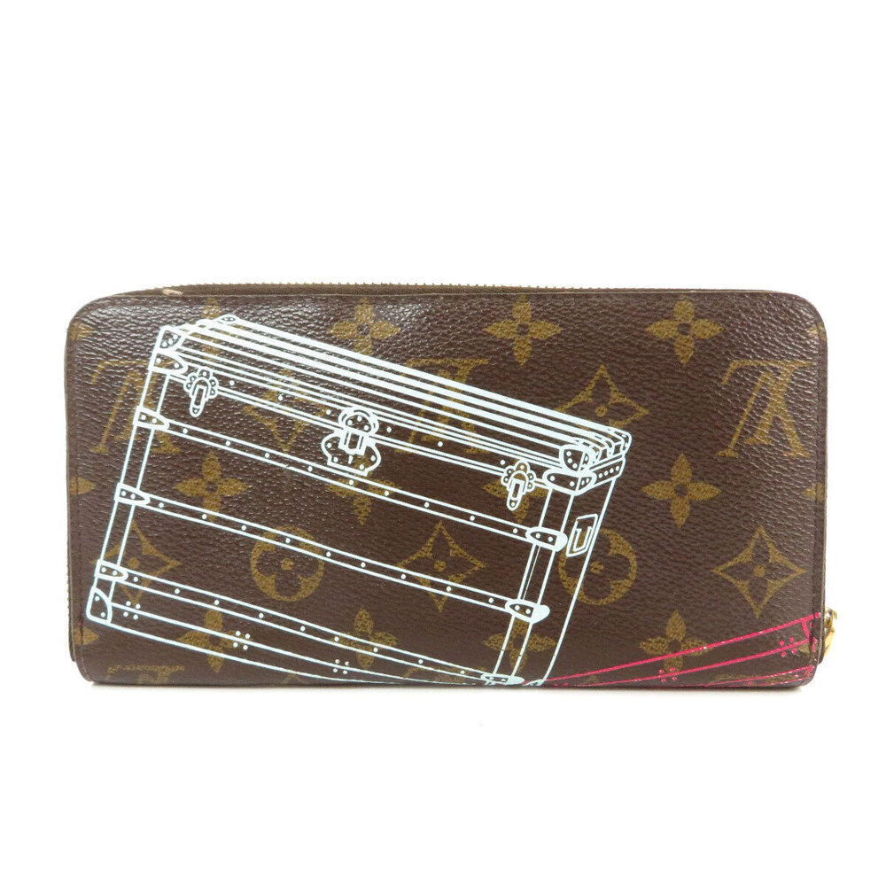 Louis Vuitton Monogram Canvas Long Zippy Wallet Wallet Brown
